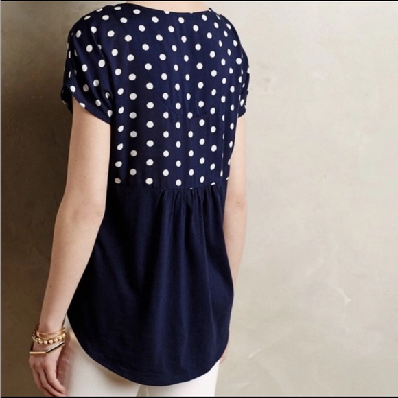 Anthropologie Porridge Elva Polkadot Tee - Picture 5 of 5